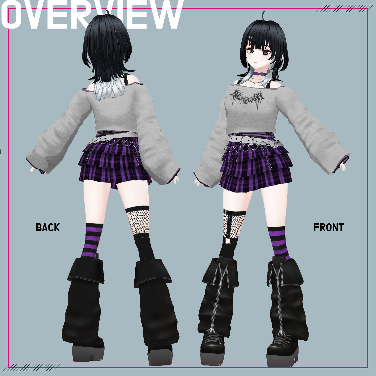 Street Girl Costume Set No.1 (ストリートガールセットアップ)