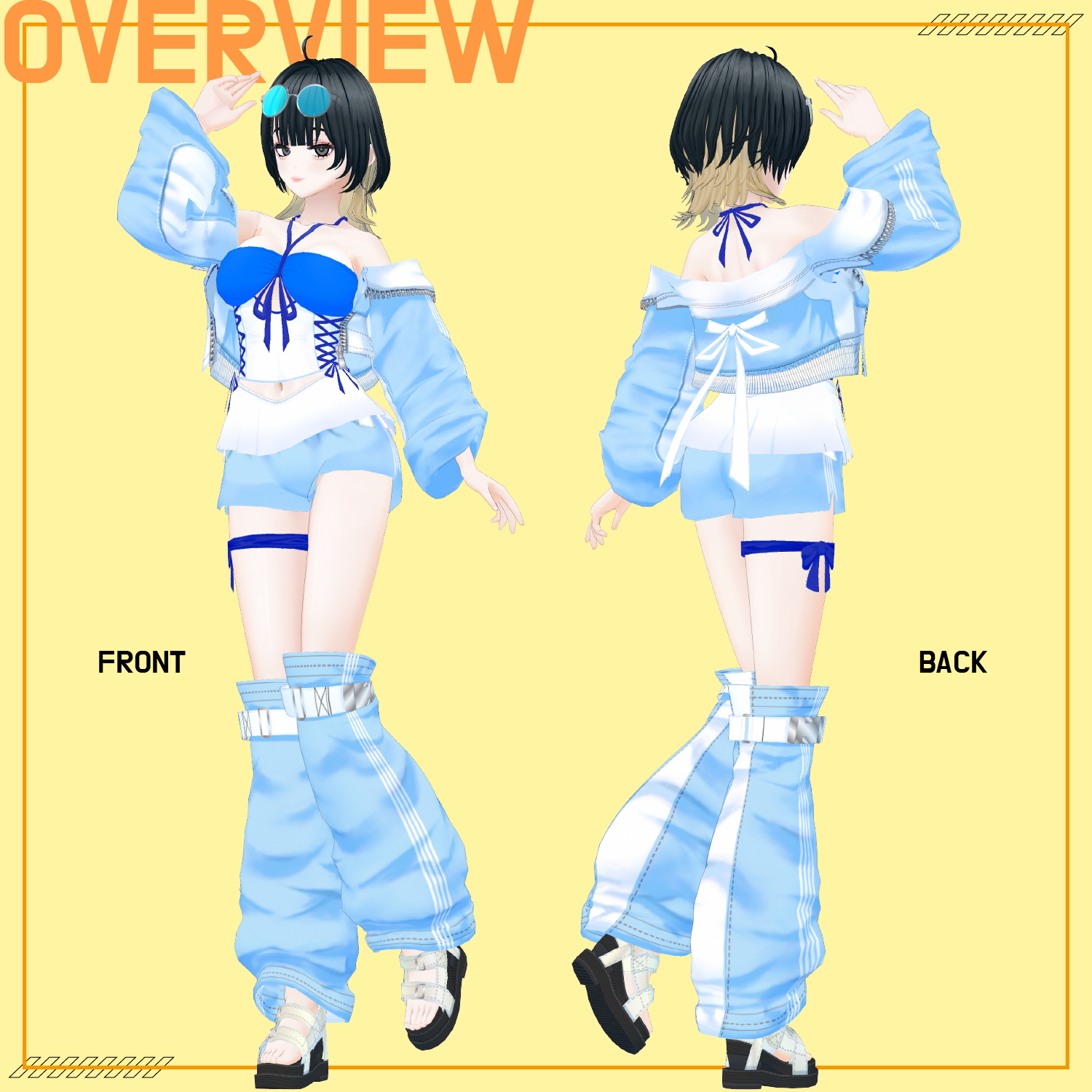 Summer Bloom Resort Line (VRoid水着セット)