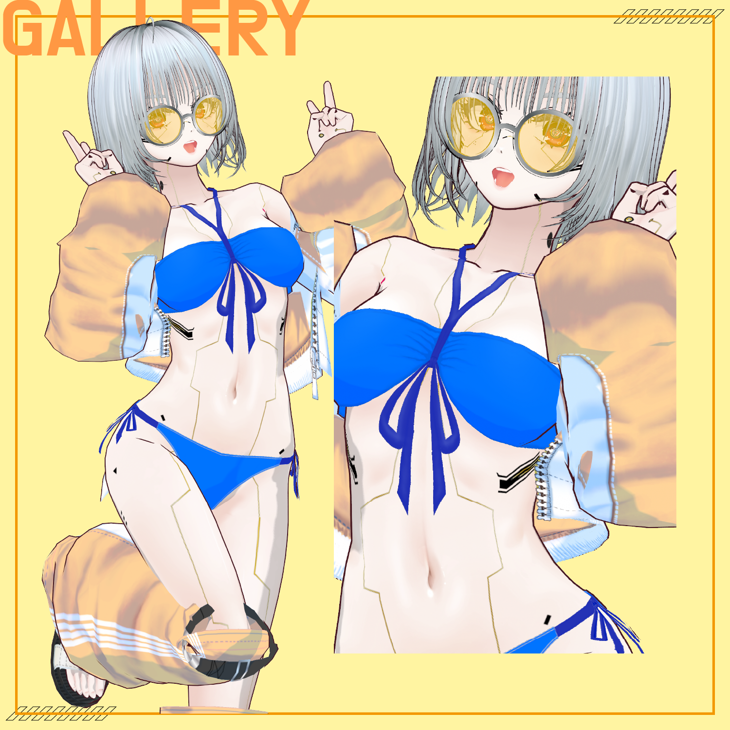 Summer Bloom Resort Line (VRoid水着セット)